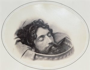 Study of the Head of John the Baptist in a Charger